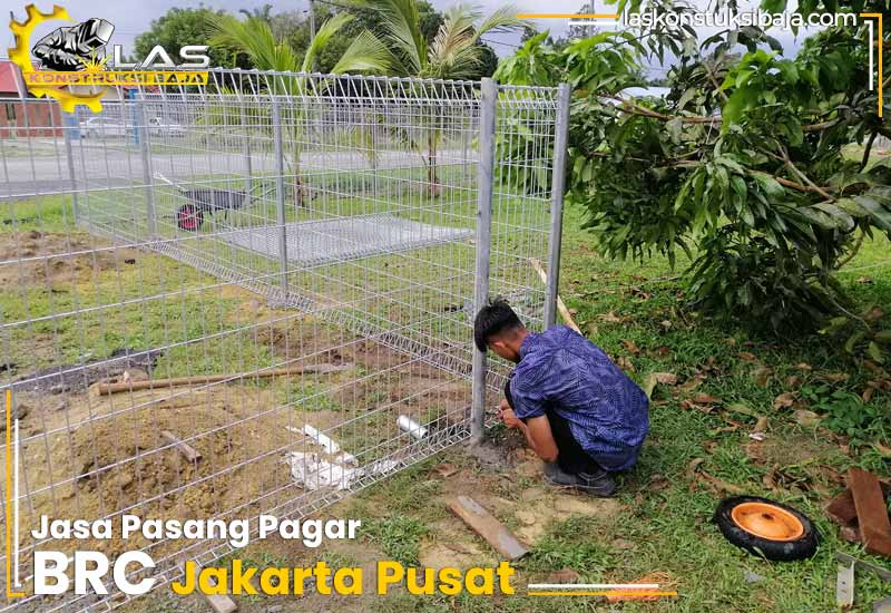 Jasa Pasang Pagar BRC Jakarta Pusat