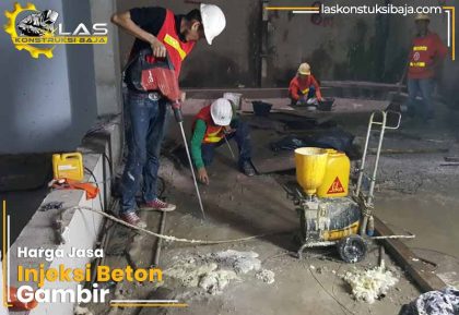 Harga Jasa Injeksi Beton Gambir