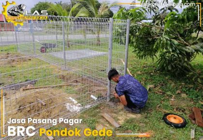 Jasa Pasang Pagar BRC Pondok Gede
