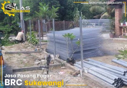 Jasa Pasang Pagar BRC Sukawangi
